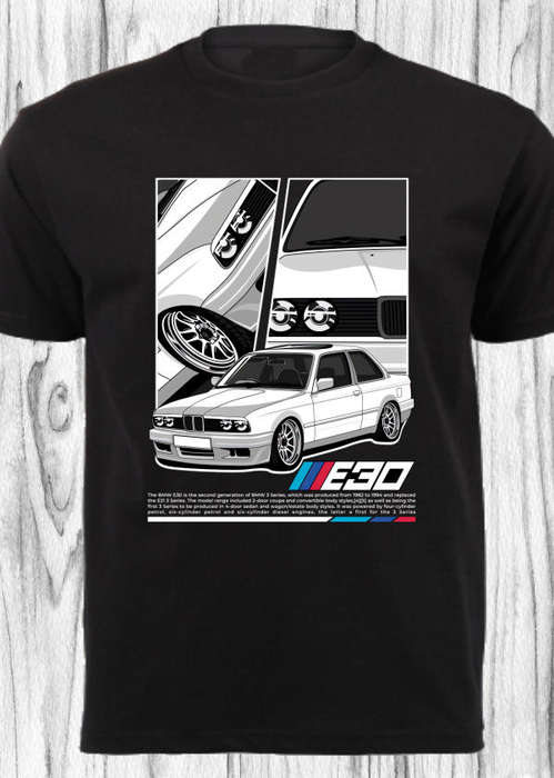 CAR SHIRT_BMW E30 02