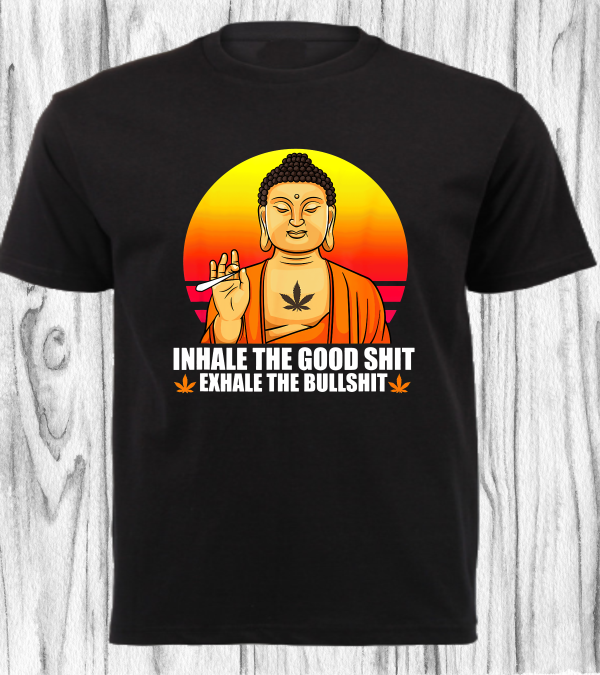CANNABIS SHIRT_INHALE THE GOOD..