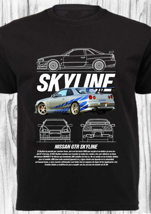 CAR SHIRT_SKYLINE GTR