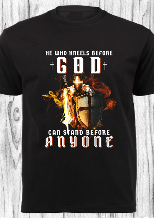 CHRISTIAN SHIRT_HE WHO KNEELS..