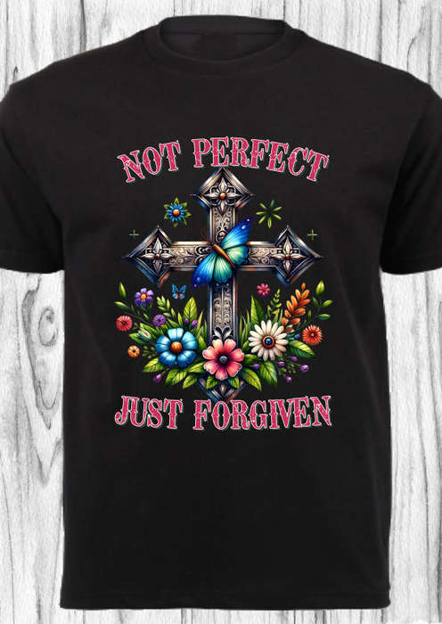 CHRISTIAN SHIRT_NOT PERFECT JUST FORGIVEN