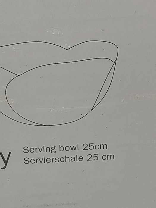 A MEXWEL & WILLIAMS WHITE BASIC LILLI MIXING BOWL SOLD AS IS