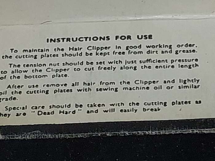 A VINTAGE SET OF VANITY TOOLS SOLD AS IS