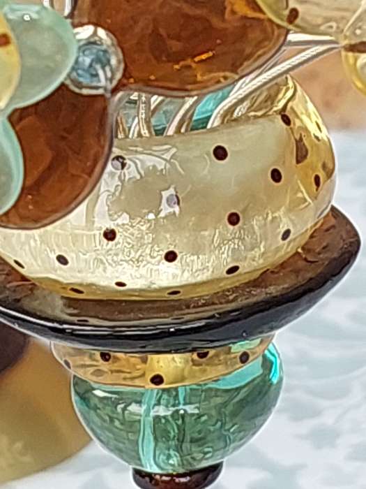 A VINTAGE SET OF JEWISH WEDDING GIFT LOLA ART DECOR CANDLE STANDS