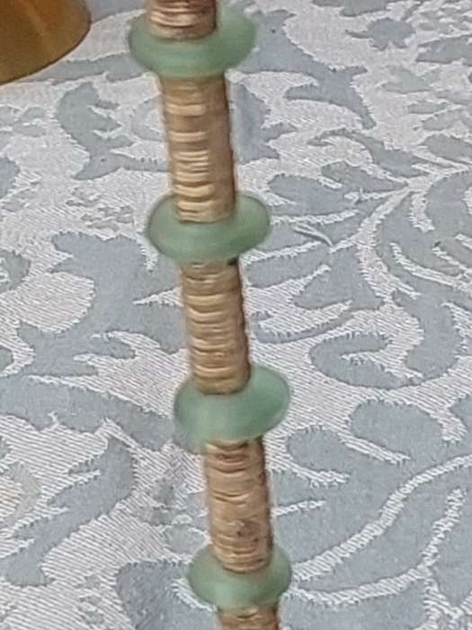 A VINTAGE SET OF JEWISH WEDDING GIFT LOLA ART DECOR CANDLE STANDS