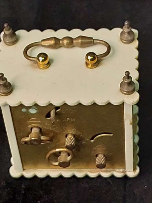 TWO VINTAGE BEDSIDE ALARM CLOCKS