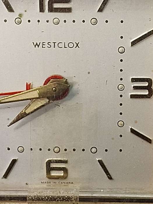 TWO VINTAGE BEDSIDE ALARM CLOCKS