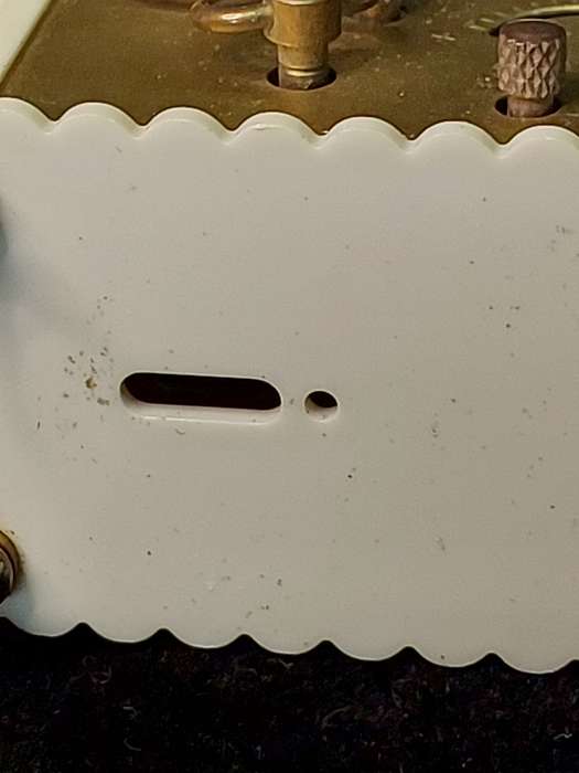 TWO VINTAGE BEDSIDE ALARM CLOCKS