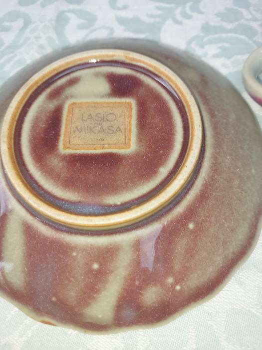 A VINTAGE LASLO FOR MICASA JAPAN CUP AND SAUCER SOLD AS IS