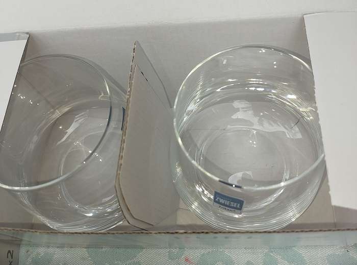 3 SETS OF SCOT SWIESEL MADE IN GERMANY GLASSES