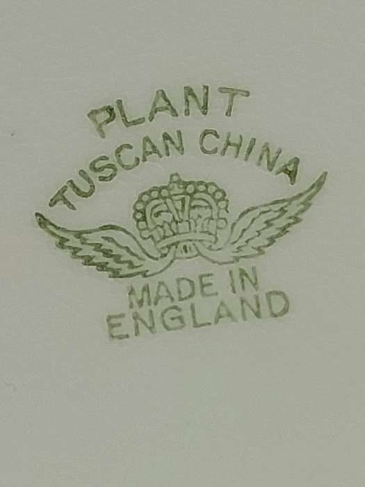 A VINTAGE PLANT TUSCUN SERVING WARE SOLD AS IS R1450