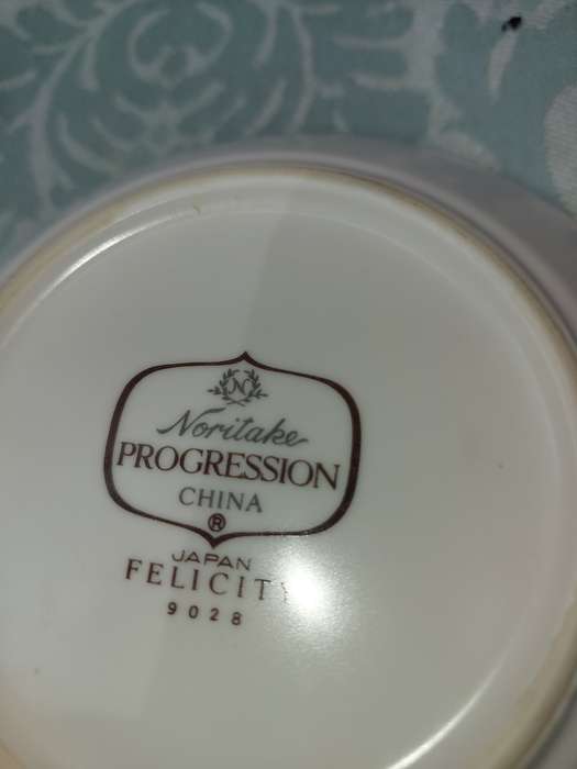 A VINTAGE SET OF 12 NORITAKE PROGRESSION CHINA  SOUP JAPAN FELICITY 9028 SOLD AS IS
