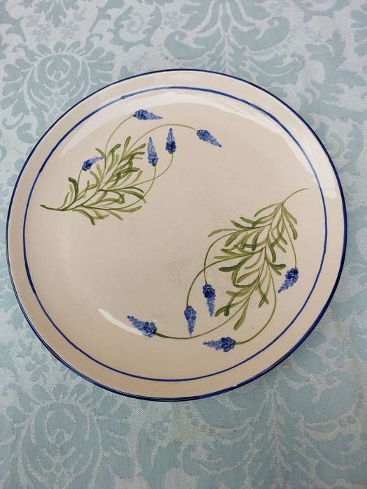 Hand painted by Moira T platter