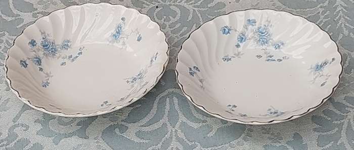 TWO JOHNSSON BROS MADE IN ENGLAND IRONSTONE BOWLS SOLD AS IS
