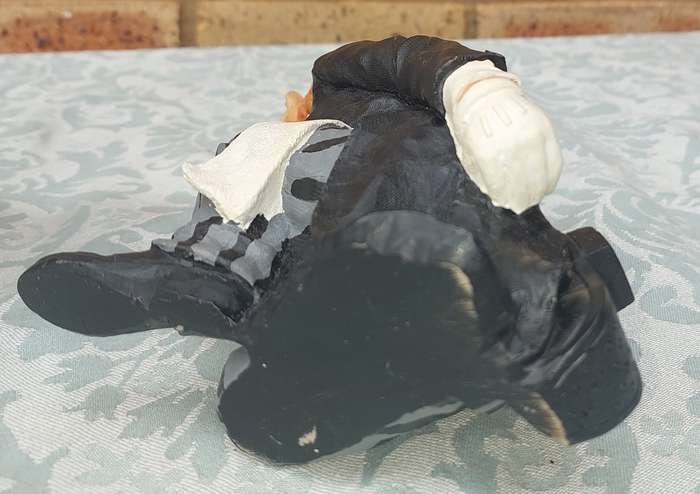 Vintage James the Butler 2 French Waiters AND A BUTLER CERAMIC WINE HOLDER R750
