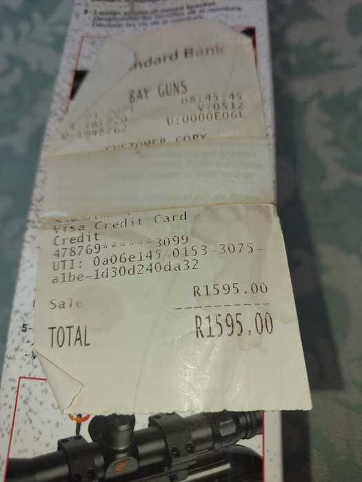 A USED GAMMO 3-9X40 W1PM AIR RIFLE SCOPE WITH OUT THE BRACKET FOR MOUNTING SOLD AS IS