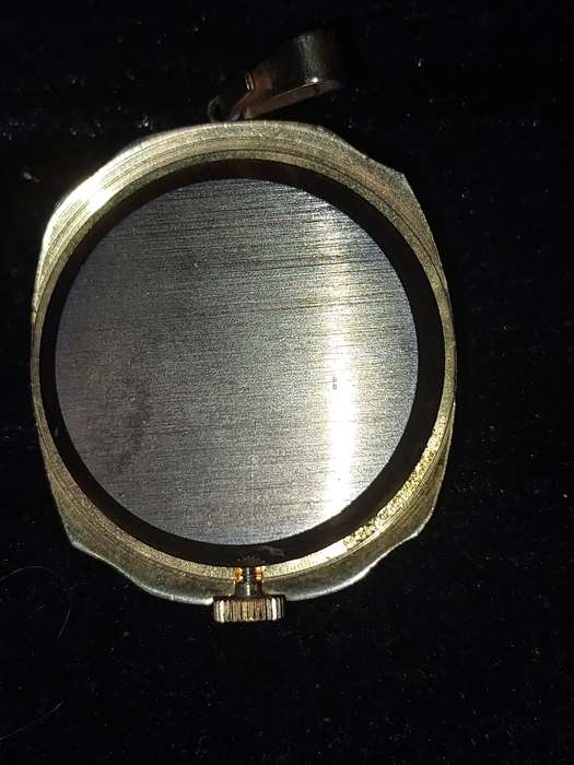 A HIGHLY COLLECTABLE RARE LUCERN SWISS MADE GOLD PLATED PENDANT WATCH MANUAL WIND SOLD AS IS