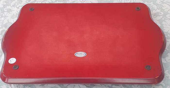 A VINTAGE CHALLAH CHEESE BOARD SILVER PLATED WITH A GLASS PROTECTOR A KARSHI ORIGINAL