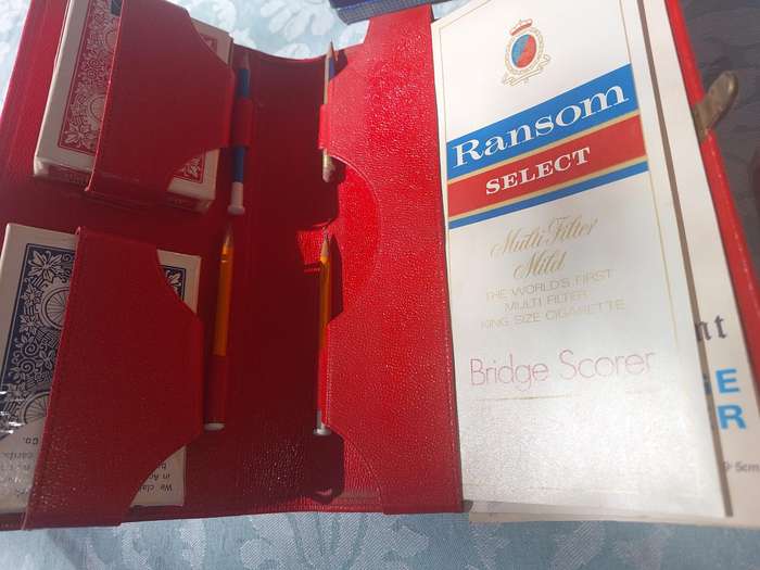 A VINTAGE COLLECTION PLAYING CARDS SETS SOLD AS IS