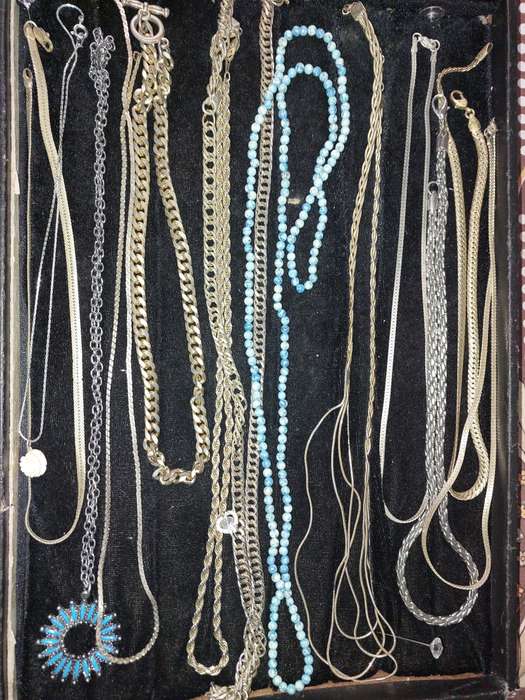 A BULK JOBLOT COLLECTION COSTUME NECKLACES SOLD AS IS