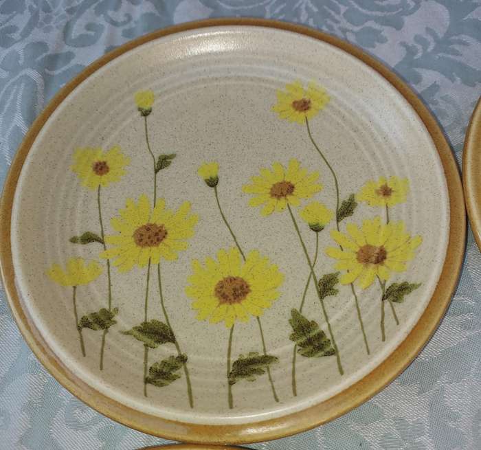 A VINTAGE COLLECTION OF 6 NATURES SONG MIKASA INTERNATIONAL JAPAN CAKE PLATES SOLD AS IS