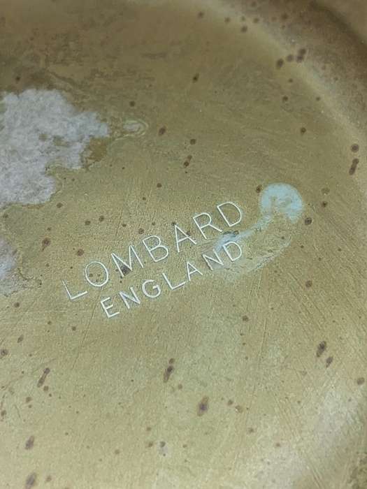 Vintage Round Brass Planter with Ornate Feet sold as is