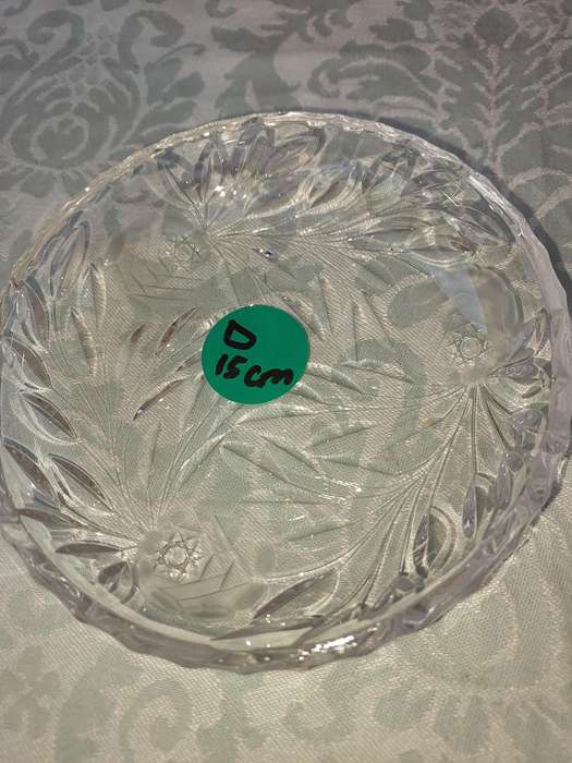 TWO CRYSTAL BOWLS SOLD AS IS