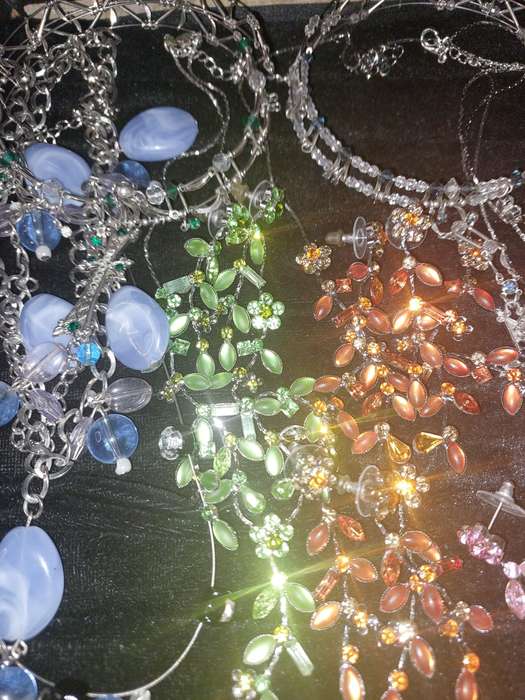 AJOBLOT FANCY COSTUME NECKLACE SETS SOLD AS IS