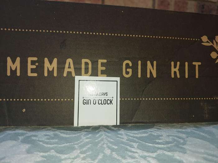 A COMPLETE GIN MAKING KIT SOLD AS IS