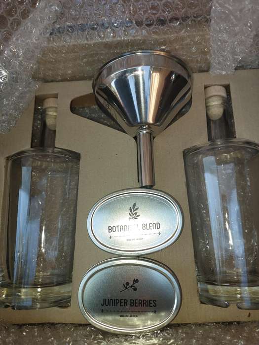 A COMPLETE GIN MAKING KIT SOLD AS IS