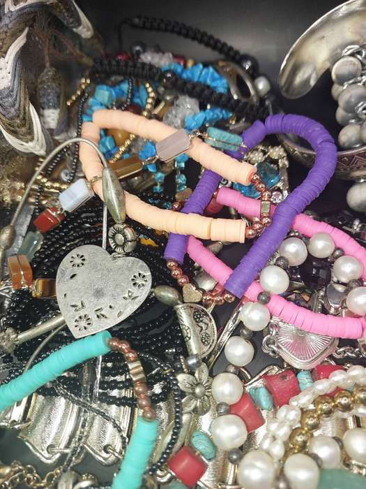 A BULK COLLECTION COSTUME BRACELETS SOLD AS IS