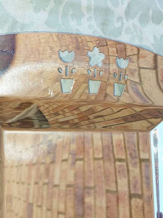 3 ART DECOR SERVING TRAYS SOLD AS IS