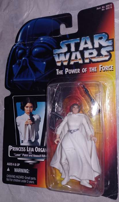 1995 Hasbro Star Wars Princess Leia Organa Power of The Force Red Card