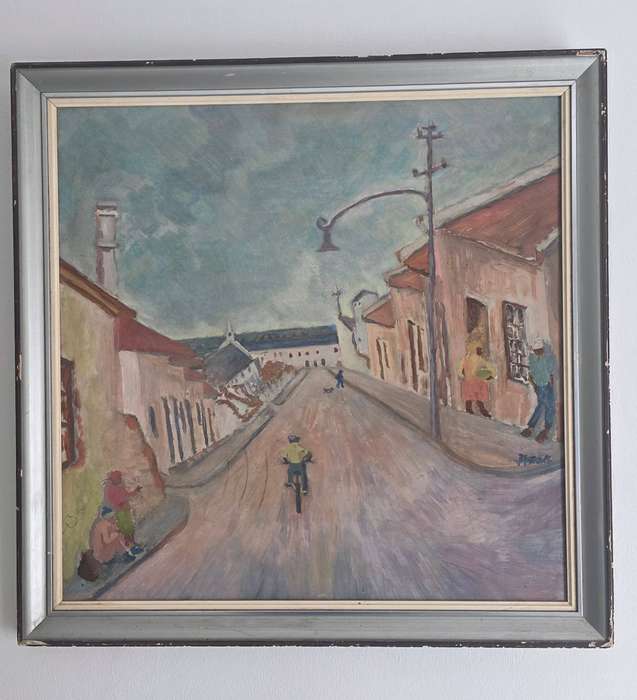 Vintage Oil on Board Signed by artist
