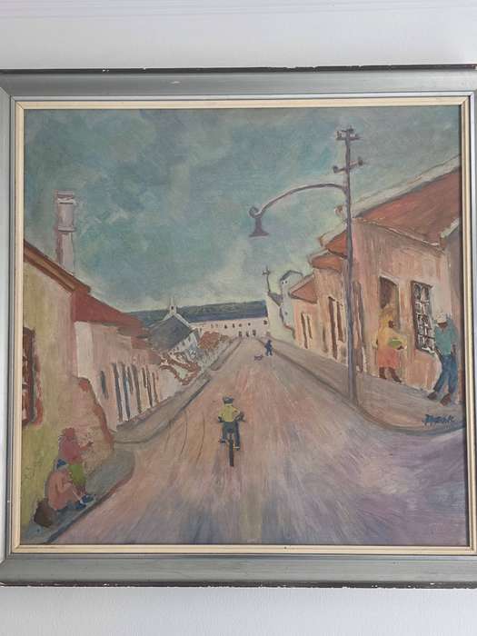 Vintage Oil on Board Signed by artist