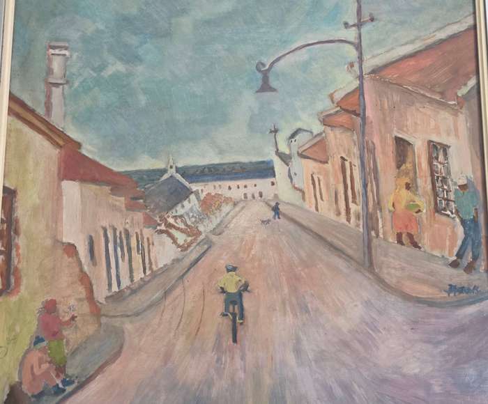 Vintage Oil on Board Signed by artist