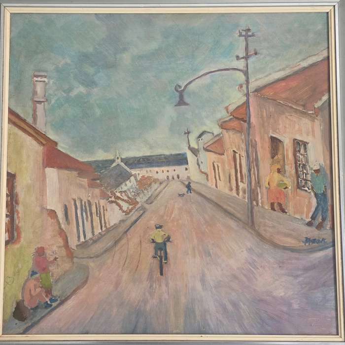 Vintage Oil on Board Signed by artist