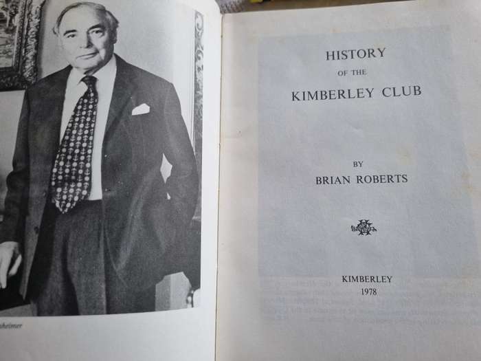 HISTORY OF THE KIMBERLEY CLUB  by BRIAN ROBERTS