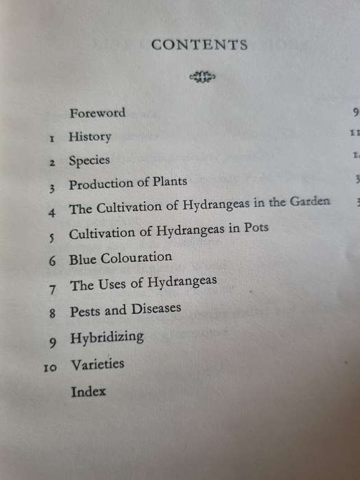 THE HYDRANGEA A G PUTTOCK FOYLES Handbooks ( botany flowering plants gardening  )
