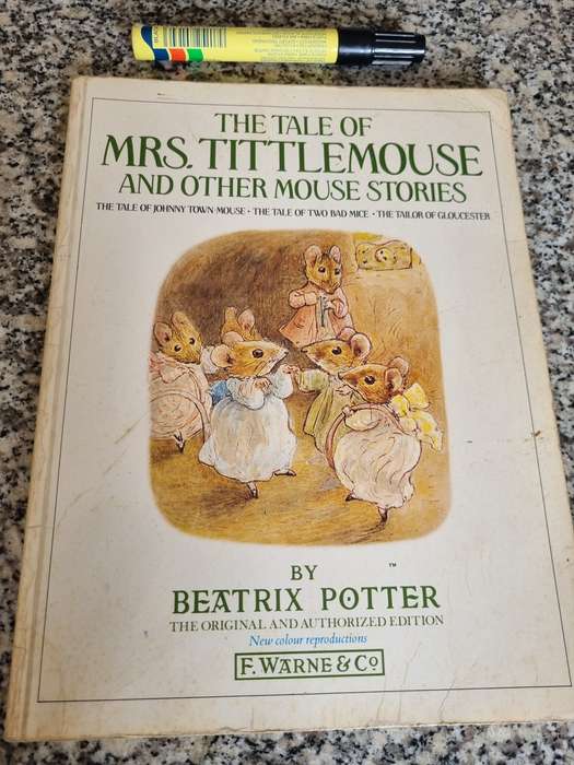 THE TALE OF MRS TITTLEMOUSE and other Mouse Stories by BEATRIX POTTER 1985
