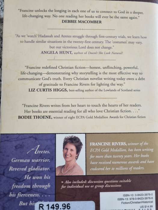3 FRANCINE RIVERS  Books MARK of the LION SERIES  TRILOGY Books 1 2 and 3 ( complete )