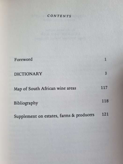 THE SOUTH AFRICAN WINE DICTIONARY E H BOLSMANN 1977