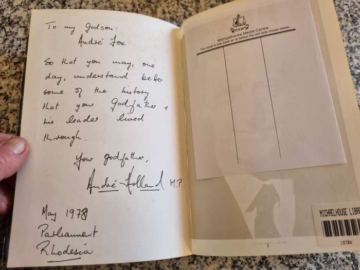 THE QUIET MAN PHILLIPPA BERLYN Signed Andre Holland M P Rhodesia Biography of Hon IAN DOUGLAS SMITH