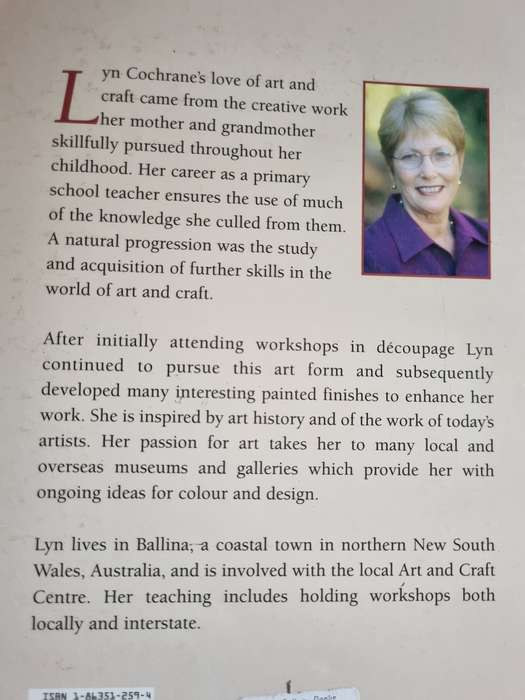 THE FINE ART OF DECOUPAGE LYN COCHRANE MILNER CRAFT SERIES ( Art )