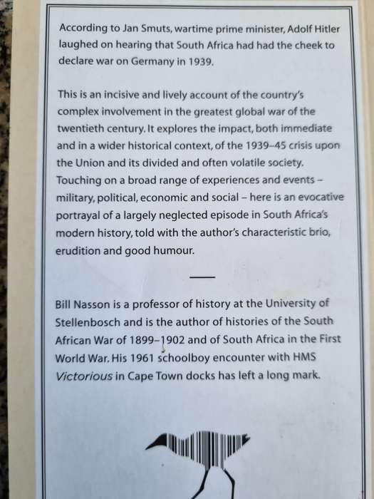 SOUTH AFRICA AT WAR 1939 - 1945 BILL NASSON A Jacana Pocket History