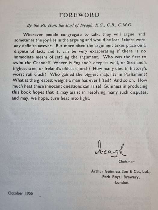 1956 THE GUINNESS BOOK OF RECORDS 1956
