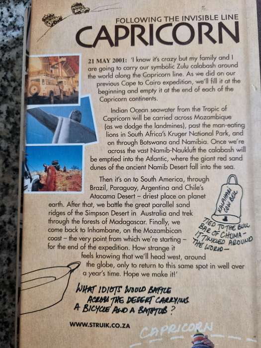 KINGSLEY HOLGATE CAPRICORN Following the Invisible Line  Family`s epic journey around the world