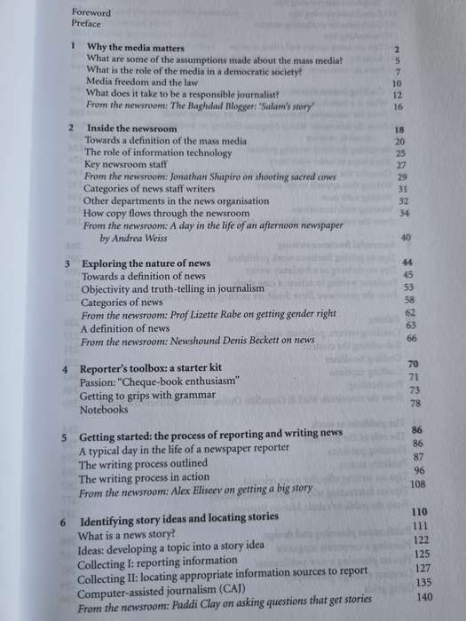 WRITING FOR THE MEDIA IN SOUTHERN AFRICA FRANCOIS NEL 3rd Edition 2008 journalism like new