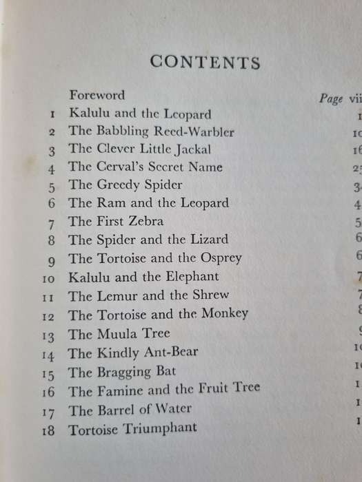 WHERE THE LEOPARD PASSES by GERALDINE ELLIOT  book of Stories based on African Folk-tales Hardcover