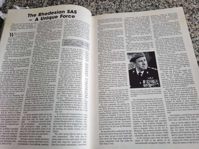 SIGNED THE ELITE PICTORIAL Rhodesian Special Air Service by BARBARA COLE Rhodesia war history